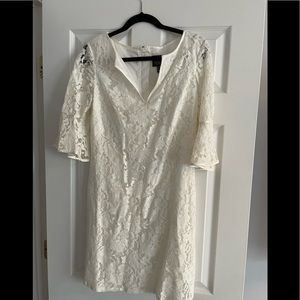 Adrianna Pappel Ivory Dress